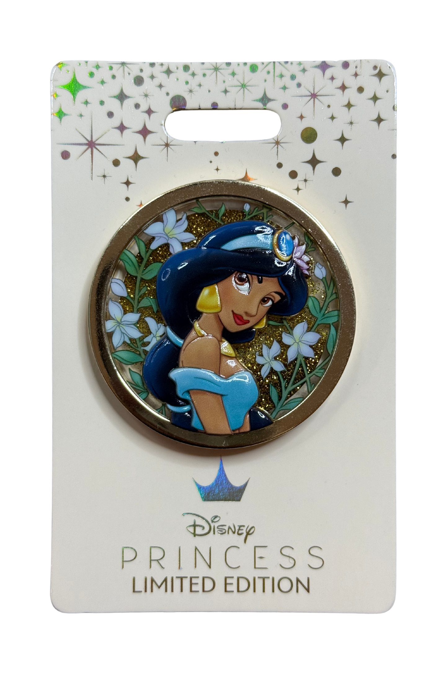 Jasmine Princesses Floral Glitter Sculpted Portraits J20