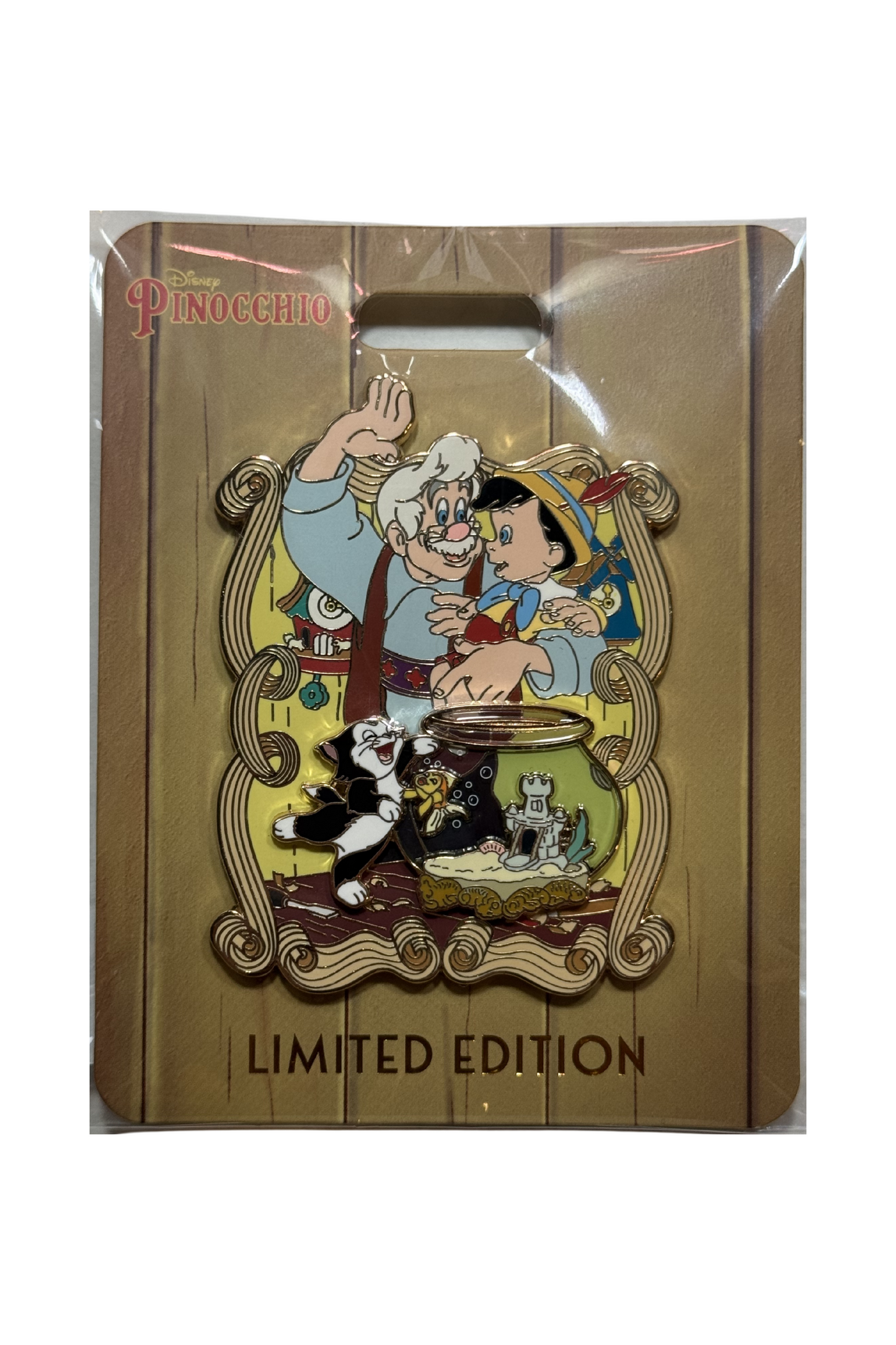 Pinocchio 85th Anniversary - Pinocchio, Geppetto, Figaro, Cleo