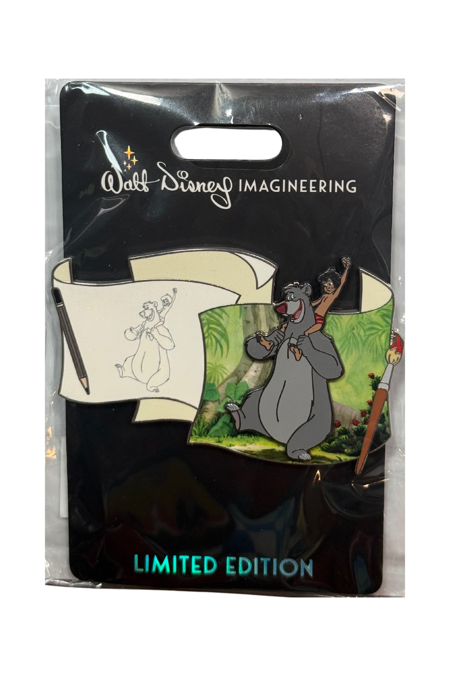 Baloo and Mowgli Off the Page