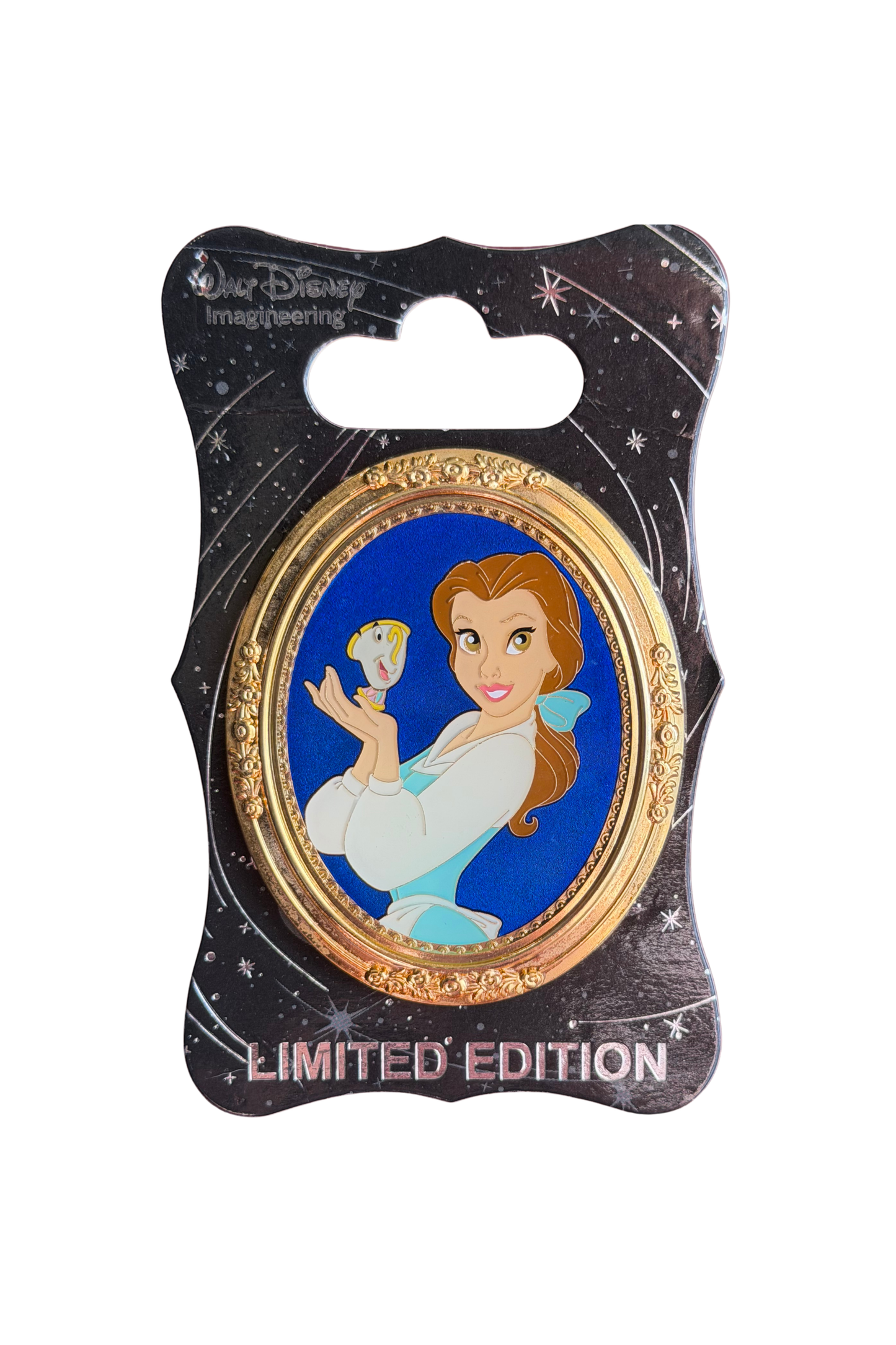 Belle Princess Portrait Gold Frame J59