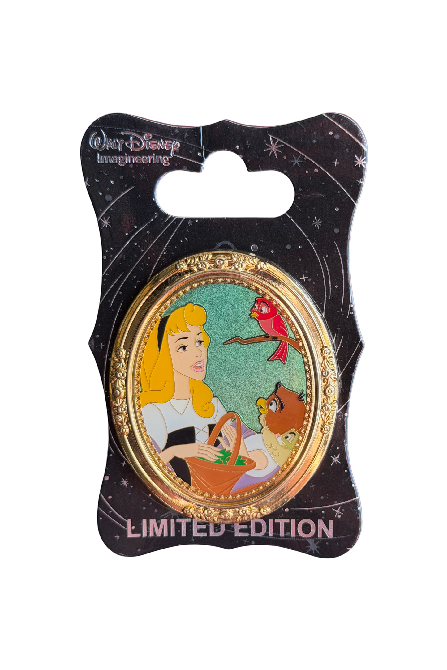 Briar Rose Princess Portrait Gold Frame J59