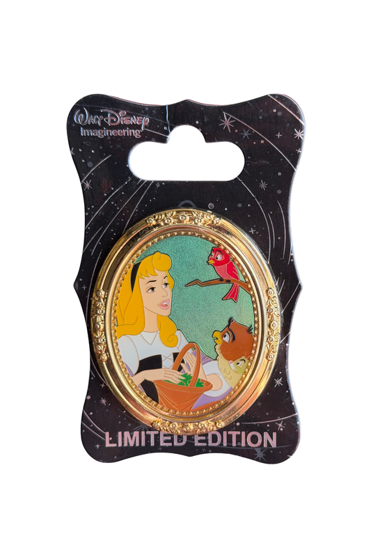 Briar Rose Princess Portrait Gold Frame J10