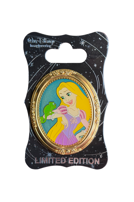 Rapunzel Princess Portrait Gold Frame J59