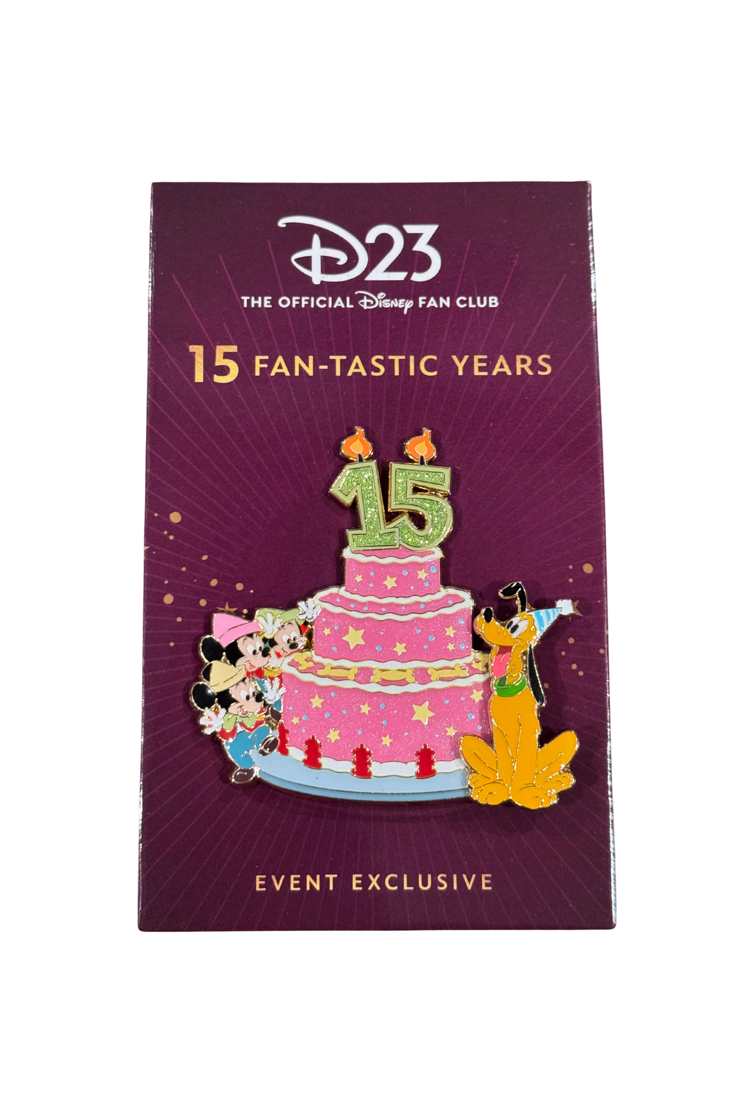 Pluto 15th Anniversary Cakes J49