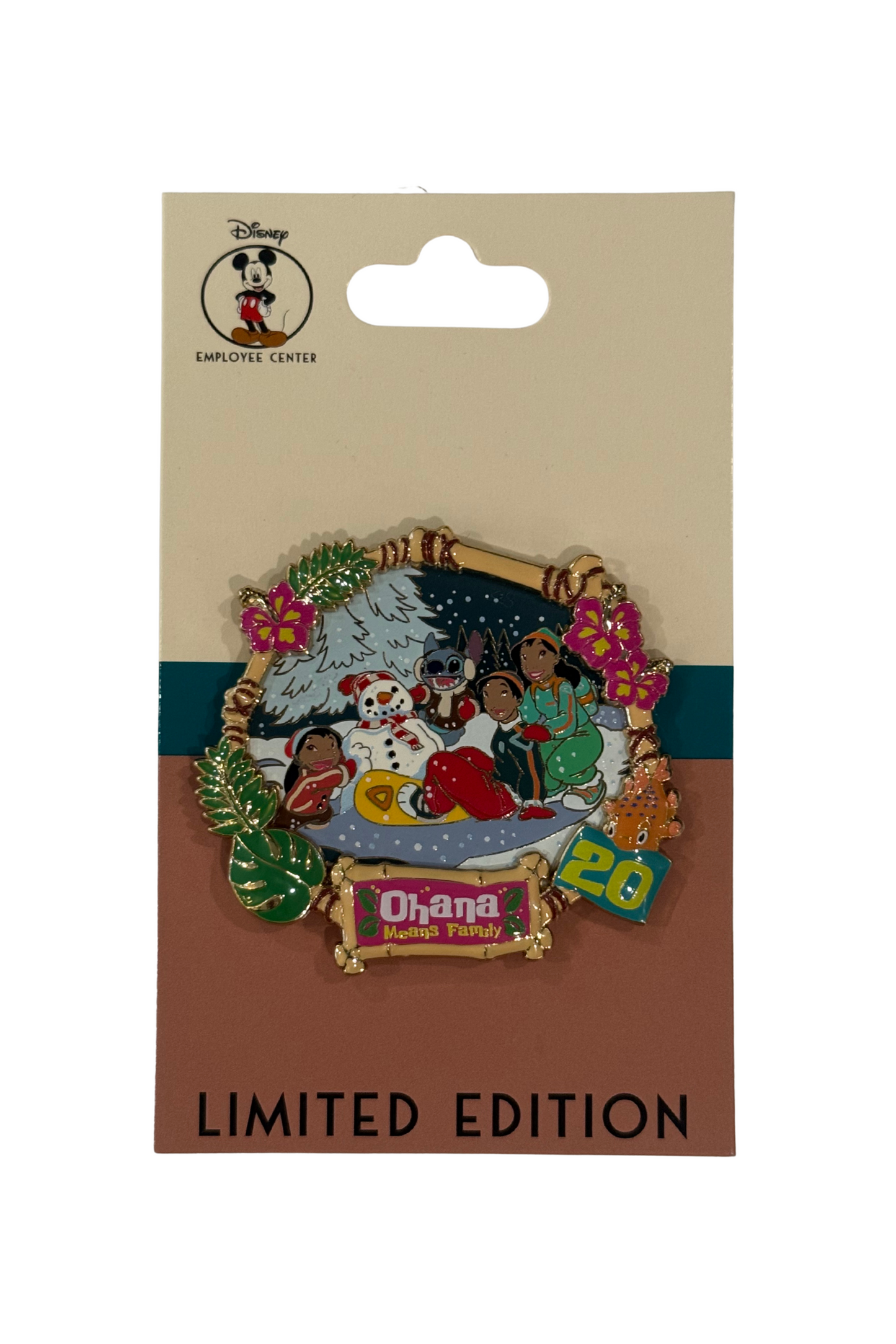 Ohana means Family in the Snow Lilo and Stitch 20th Anniversary J27