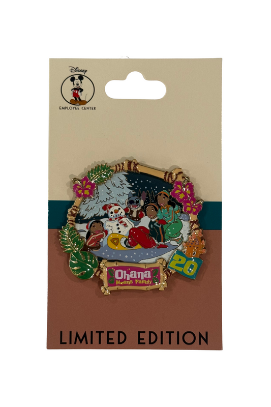 Ohana means Family in the Snow Lilo and Stitch 20th Anniversary J27