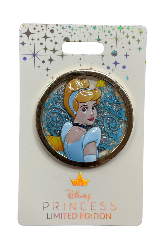 Cinderella Princesses Floral Glitter Sculpted Portraits J20