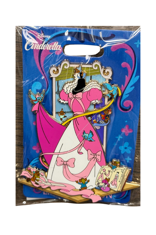 Pink Dress with Blue Birds and Mice 75th Anniversary J6