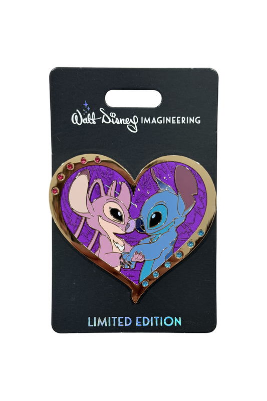 Angel & Stitch Valentine's Gem Hearts J44