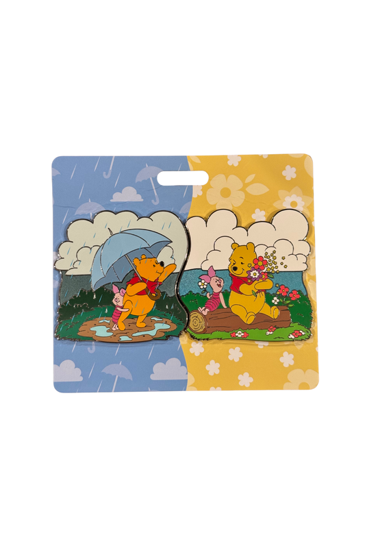 Winnie the Pooh and Piglet April Showers Bring May Flowers J36