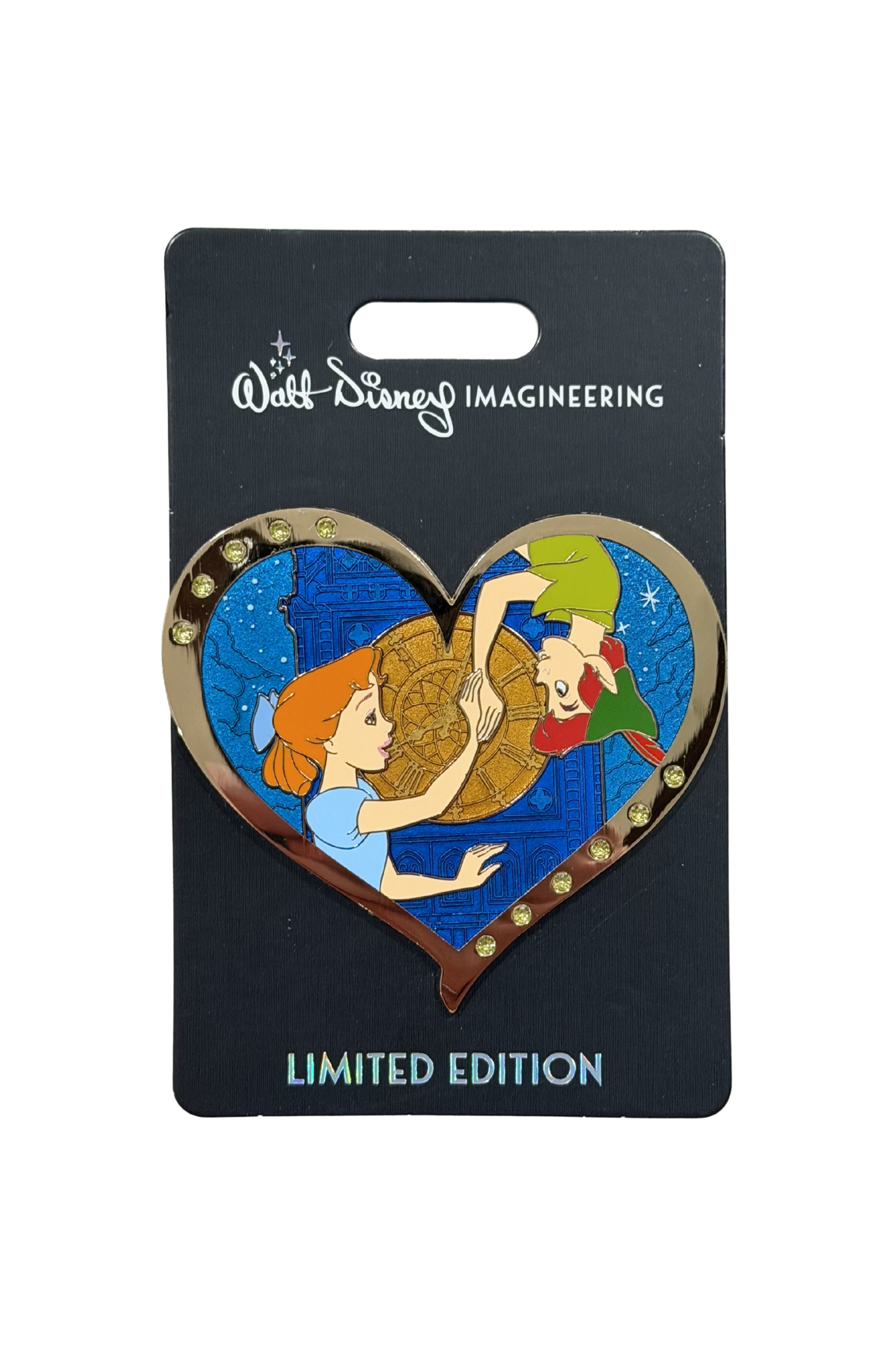 Wendy & Peter Pan Valentine's Gem Hearts J44