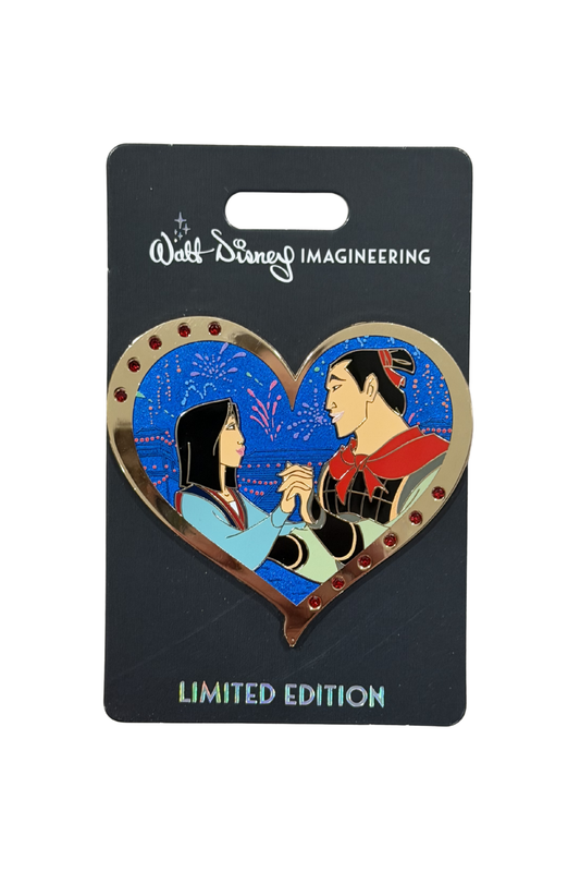Mulan & Li Shang Valentine's Gem Hearts J44