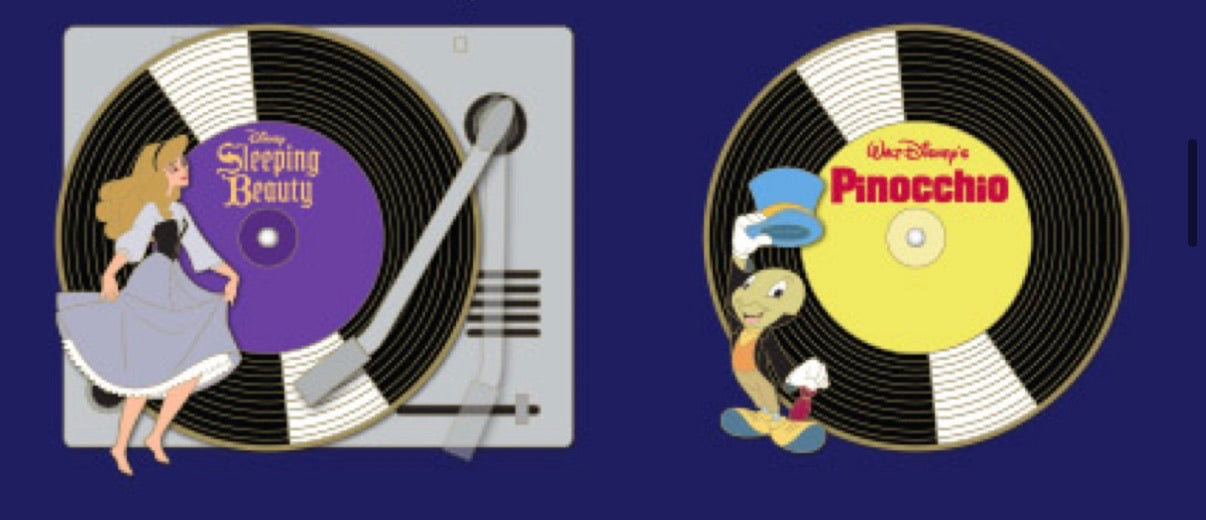 Starter Set Record Player with Sleeping Beauty and Pinocchio J65