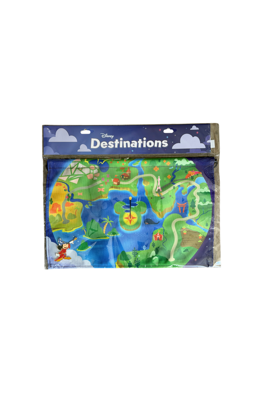 Map and Sorcerer Mickey Disney Destinations  J46