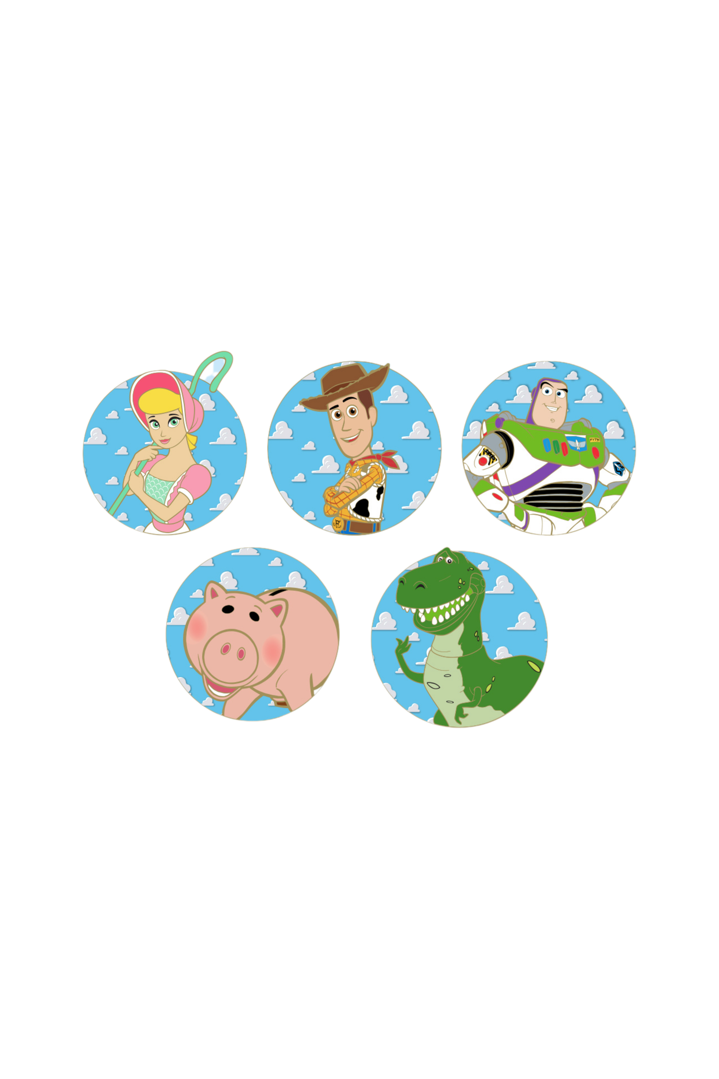 Toy Story 30th Anniversary FULL SET (5 Pins) PREORDER
