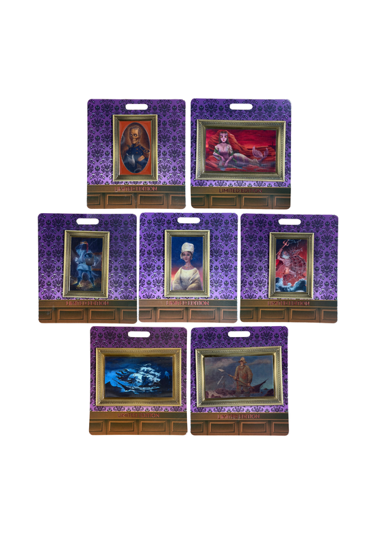 The Haunted Mansion Parlor Lenticular Portraits FULL SET J52
